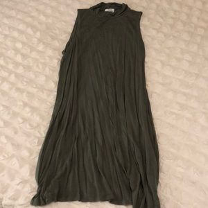 Piko mock neck dress